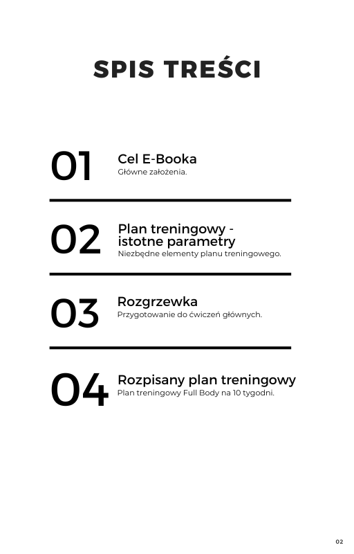 PLAN TRENINGOWY FULL BODY NA SIŁOWNI 10 TYGODNI